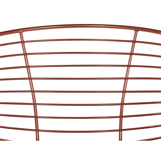 Conjunto de 2 cadeiras de jantar HOBACK Metal Cobre
