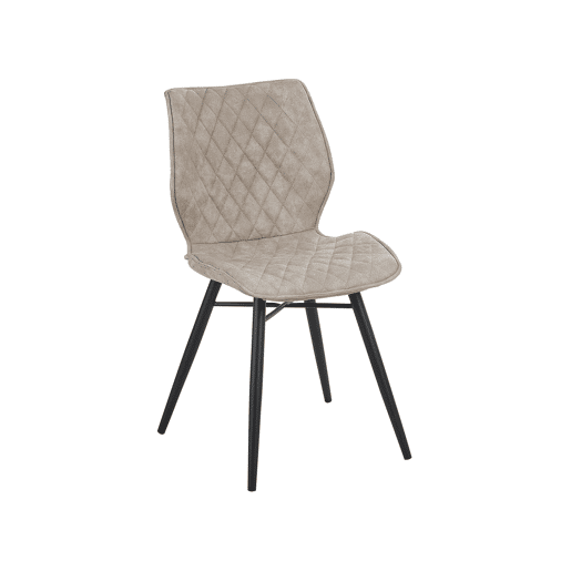 Conjunto de 2 cadeiras de jantar LISLE Creme