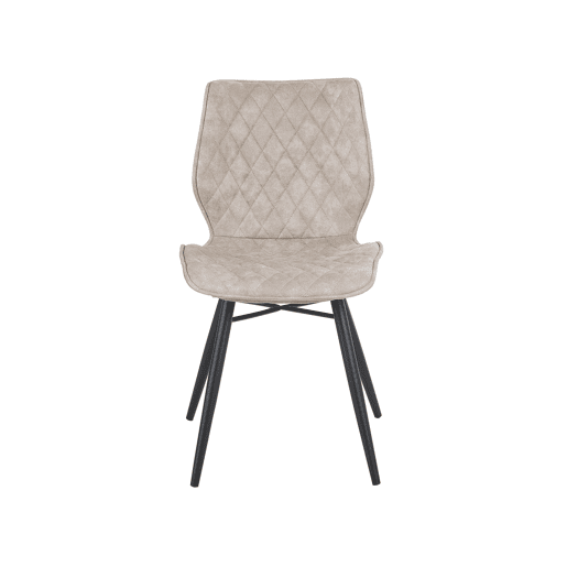 Conjunto de 2 cadeiras de jantar LISLE Creme