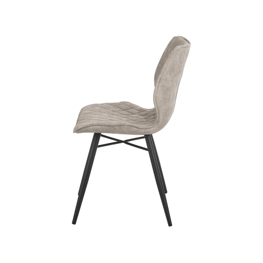 Conjunto de 2 cadeiras de jantar LISLE Creme