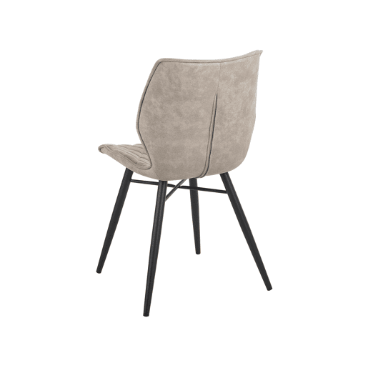Conjunto de 2 cadeiras de jantar LISLE Creme