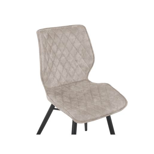 Conjunto de 2 cadeiras de jantar LISLE Creme