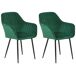 Beliani Silla de comedor WELLSTON Beliani Silla de comedor WELLSTON Verde Oscuro