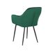 Beliani Silla de comedor WELLSTON Beliani Silla de comedor WELLSTON Verde Oscuro