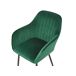 Beliani Silla de comedor WELLSTON Beliani Silla de comedor WELLSTON Verde Oscuro