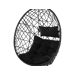 Beliani Sillón colgante ALATRI Beliani Sillón colgante ALATRI Negro
