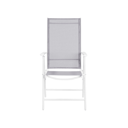 Conjunto de refeições de jardim 6 lugares CATANIA Metal Cinzento