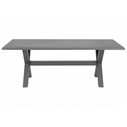 Conjunto de refeições de jardim 6 lugares CASCAIS com almofadas Cinzento