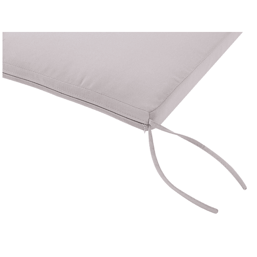 Conjunto de 4 cadeiras de jardim com almofadas ANCONA Metal Preto