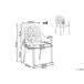 Beliani Silla de jardín ANCONA Beliani Silla de jardín ANCONA Beige