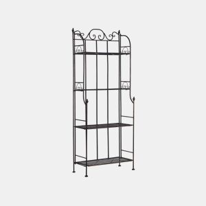 Estante com prateleiras ISERNIA Metal Preto