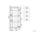 Beliani Estantería de baño ISERNIA Beliani Estantería de baño ISERNIA Negro