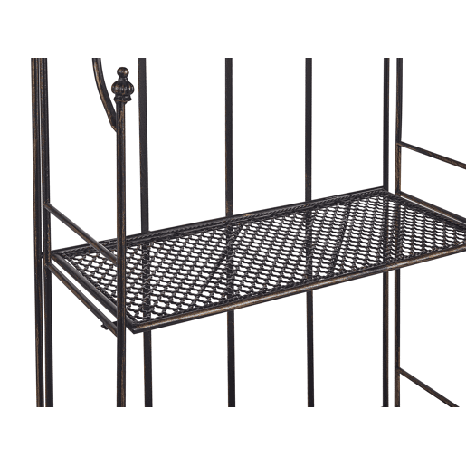 Estante com prateleiras ISERNIA Metal Preto