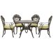 Beliani Conjunto de comedor SAPRI Beliani Conjunto de comedor SAPRI Marrón Medio