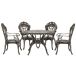 Beliani Conjunto de comedor SAPRI Beliani Conjunto de comedor SAPRI Marrón Medio