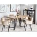 Beliani Mesa de comedor UPTON Beliani Mesa de comedor UPTON Marrón