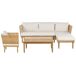 Beliani Conjunto de jardín CREMONA Beliani Conjunto de jardín CREMONA Blanco/ Beige