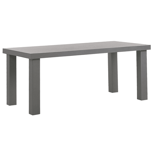 Conjunto de refeições de jardim com tamboretes 6 lugares TARANTO Betão Cinzento
