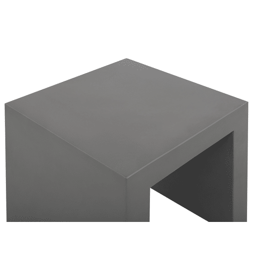 Conjunto de refeições de jardim com tamboretes 6 lugares TARANTO Betão Cinzento