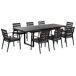 Beliani Conjunto de comedor VALCANETTO/TAVIANO Beliani Conjunto de comedor VALCANETTO/TAVIANO Negro