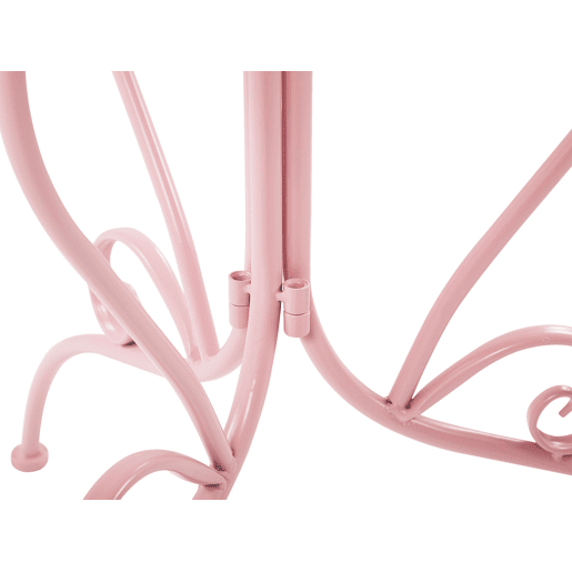 Mesa bistrô ALBINIA 70 cm 70 cm Metal Rosa Mesa bistrô ALBINIA 70 cm 70 cm Metal Rosa