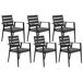 Beliani Silla de jardín TAVIANO Beliani Silla de jardín TAVIANO Negro