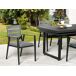 Beliani Silla de jardín TAVIANO Beliani Silla de jardín TAVIANO Negro