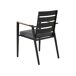 Beliani Silla de jardín TAVIANO Beliani Silla de jardín TAVIANO Negro