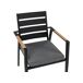 Beliani Silla de jardín TAVIANO Beliani Silla de jardín TAVIANO Negro