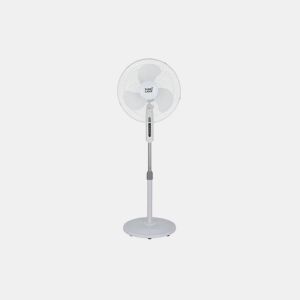 ventoinha de pé metálica cor branca série etesio 43cm