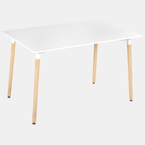 Mesa de jantar NEWBERRY Branco 120 cm 80 cm