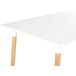 Beliani Mesa de comedor NEWBERRY Beliani Mesa de comedor NEWBERRY Blanco
