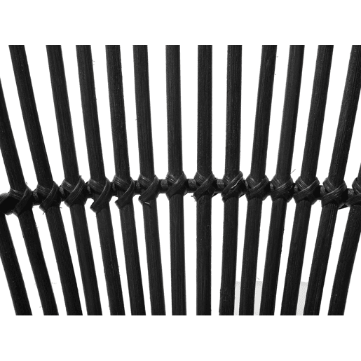 Cadeira de jantar SARITA Rattan Preto