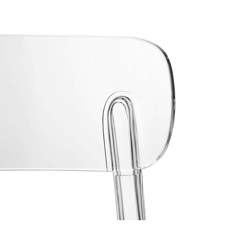 Conjunto de 2 cadeiras de jantar COVINGTON Transparente Conjunto de 2 cadeiras de jantar COVINGTON Transparente
