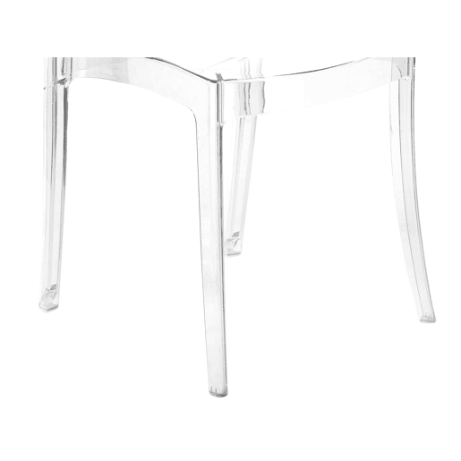 Conjunto de 2 cadeiras de jantar COVINGTON Transparente Conjunto de 2 cadeiras de jantar COVINGTON Transparente