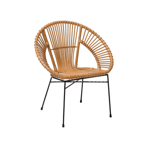 Cadeira de jantar SARITA Rattan Natural