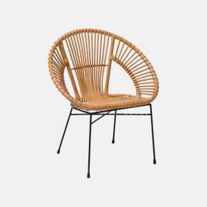 Cadeira de jantar SARITA Rattan Natural