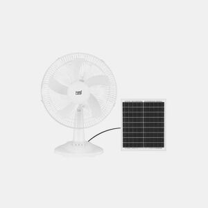 ventilador de mesa metálico cor branca ventilador série abanico 43cm