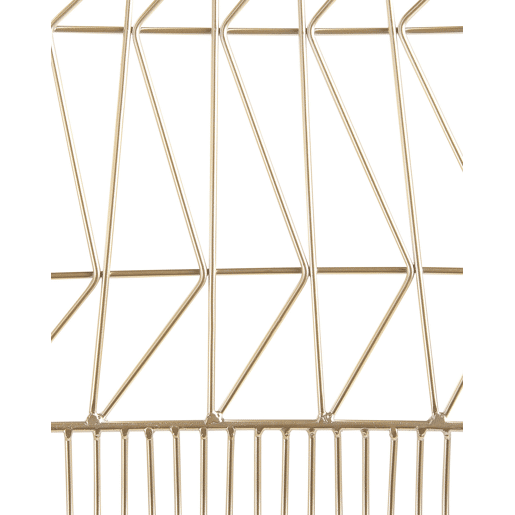 Conjunto de 2 bancos de bar PRESTON Metal Dourado