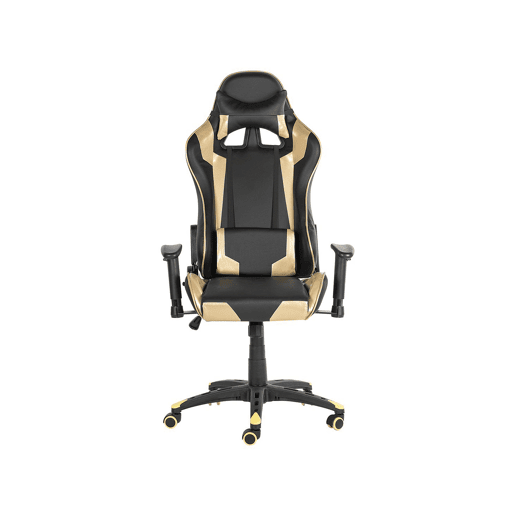 Cadeira gaming KNIGHT Pele sintética Dourado Cadeira gaming KNIGHT Pele sintética Dourado