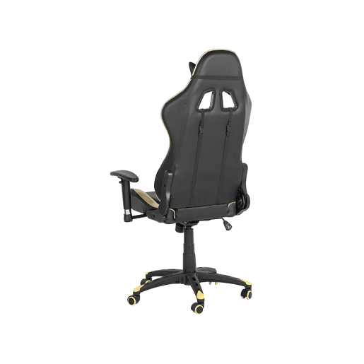 Cadeira gaming KNIGHT Pele sintética Dourado Cadeira gaming KNIGHT Pele sintética Dourado
