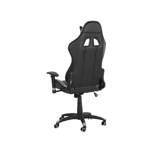 Cadeira gaming KNIGHT Pele sintética Prateado