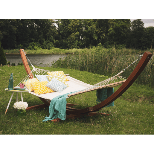 Cama de rede TREVISO Algodão Castanho
