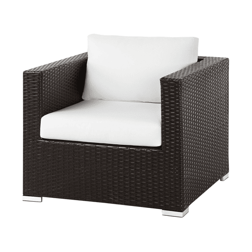 Conjunto de jardim com mesa 8 lugares XXL à direita Castanho escuro