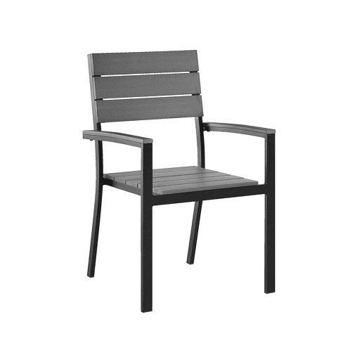 Conjunto de refeições de jardim 6 lugares COMO Cinzento