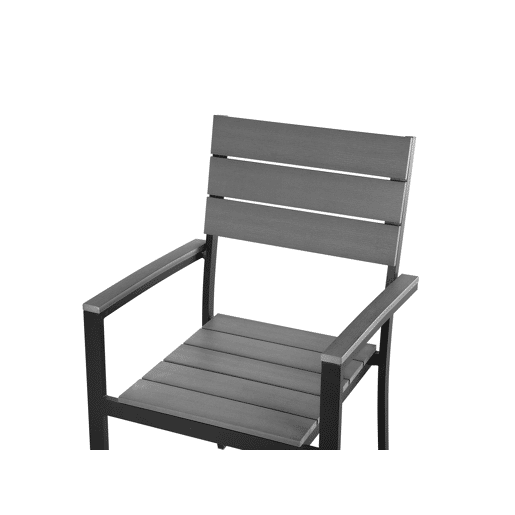 Conjunto de refeições de jardim 6 lugares COMO Cinzento