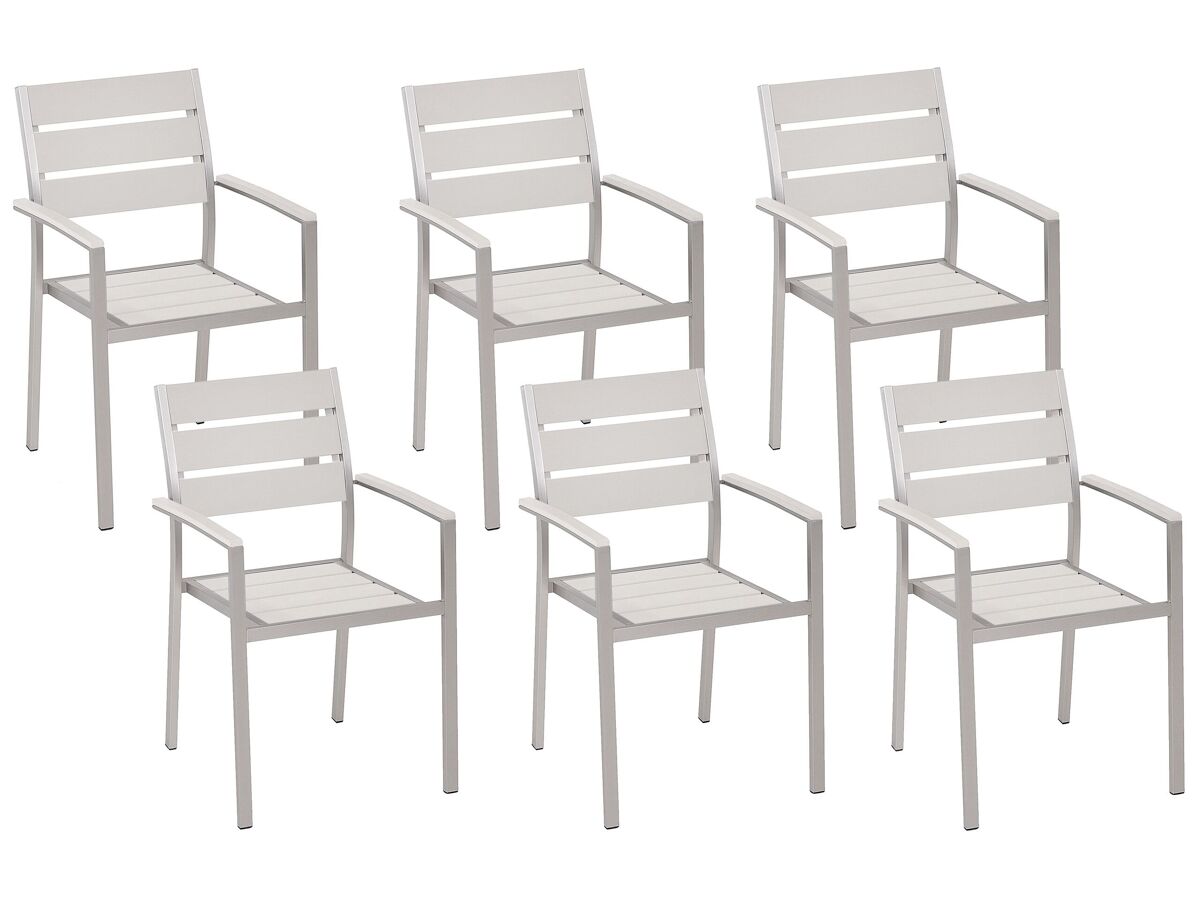 Beliani Silla de jardín VERNIO Blanco