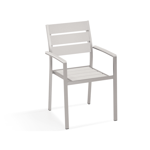 Conjunto de 6 cadeiras de jardim VERNIO Branco