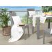 Beliani Silla de jardín FOSSANO Beliani Silla de jardín FOSSANO Blanco