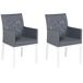 Beliani Silla de jardín BACOLI Beliani Silla de jardín BACOLI Gris Oscuro